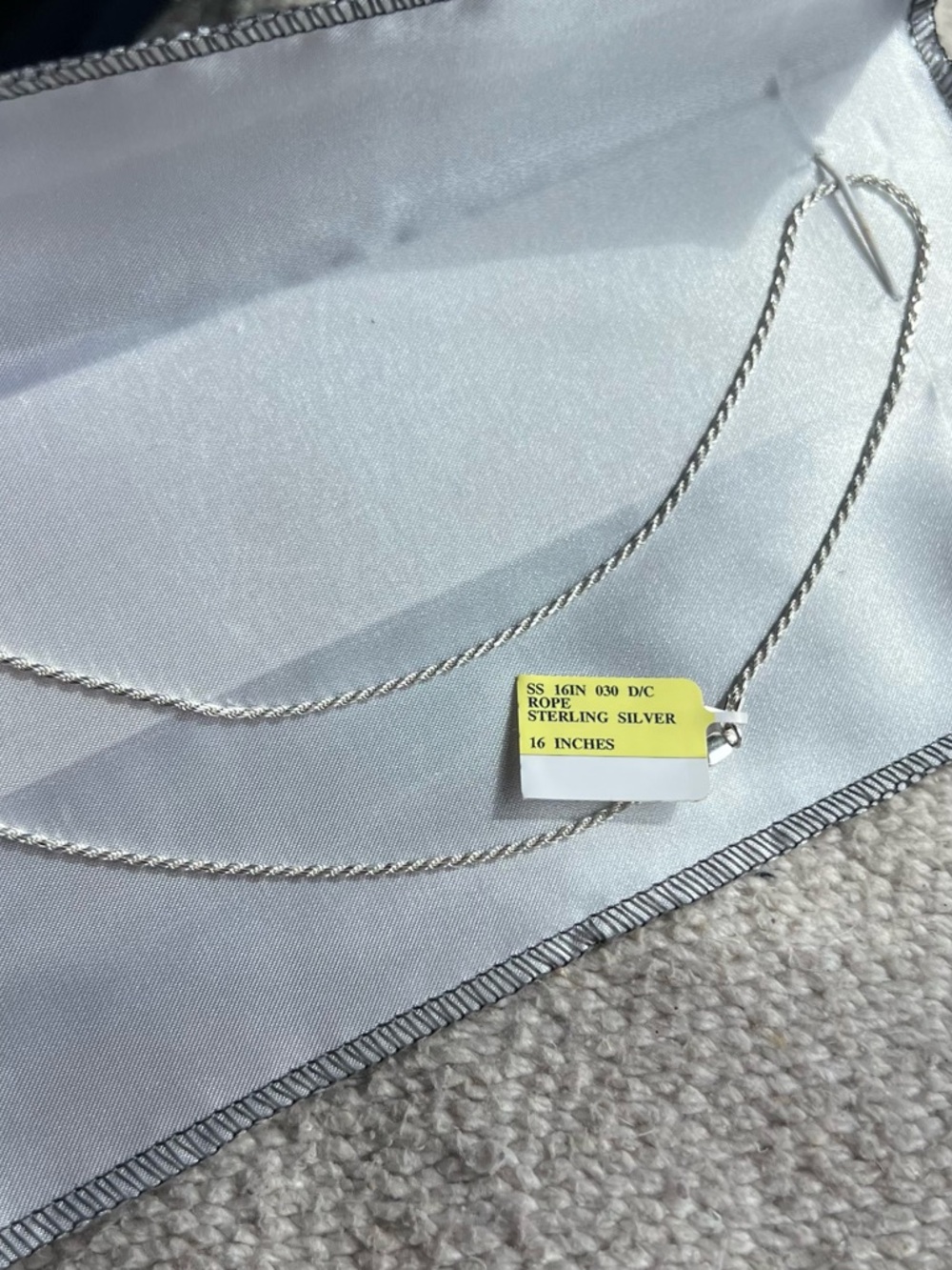 NWT Sterling Silver Chaim Necklace